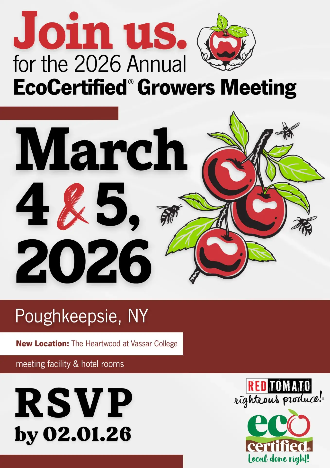 Annual 2026 EcoCertified Growers Meeting Invitation