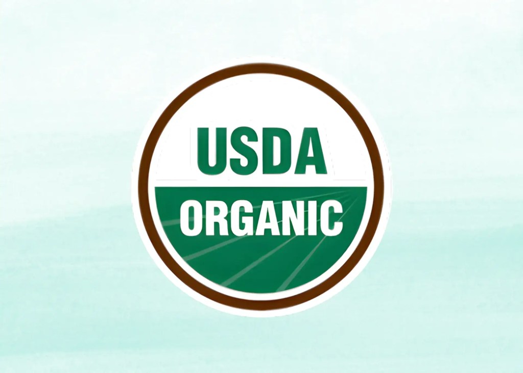 USDA Organic sustainable food label