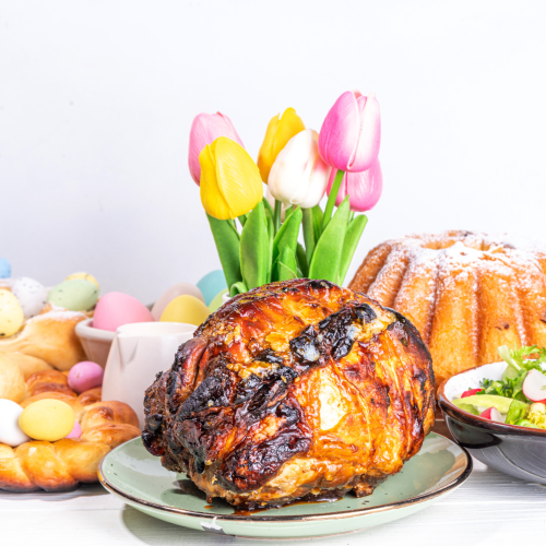 Easter Ham with Apple Glaze