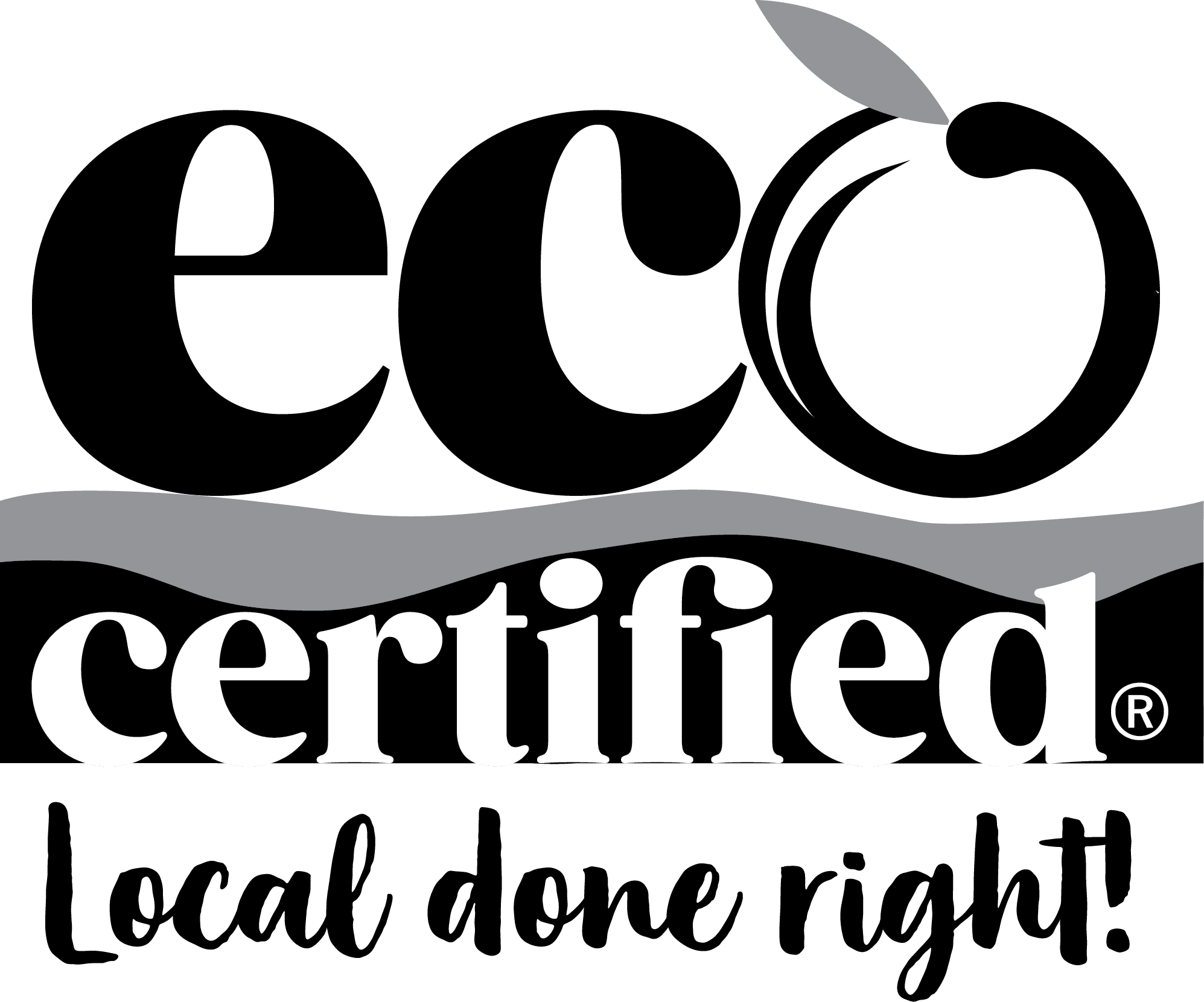 EcoCertified logo black